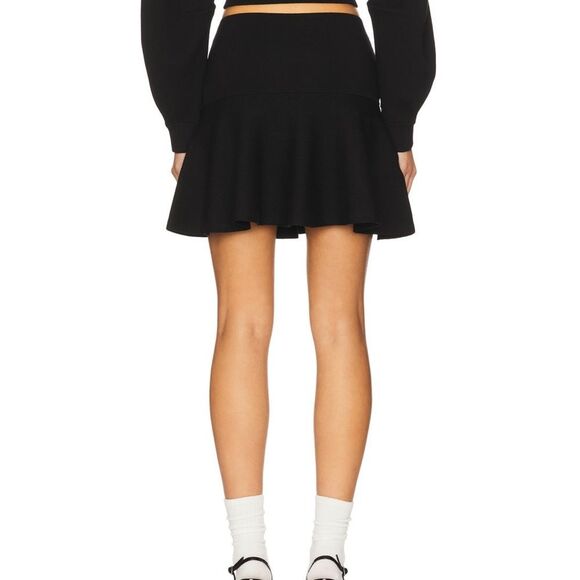 Black A Line Mini Skirt - Picture 5 of 8